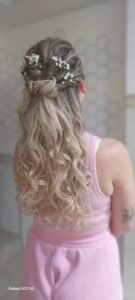 coiffure de mariage avec chignon Maylis