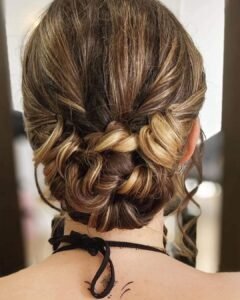 coiffure de mariage avec chignon Harry